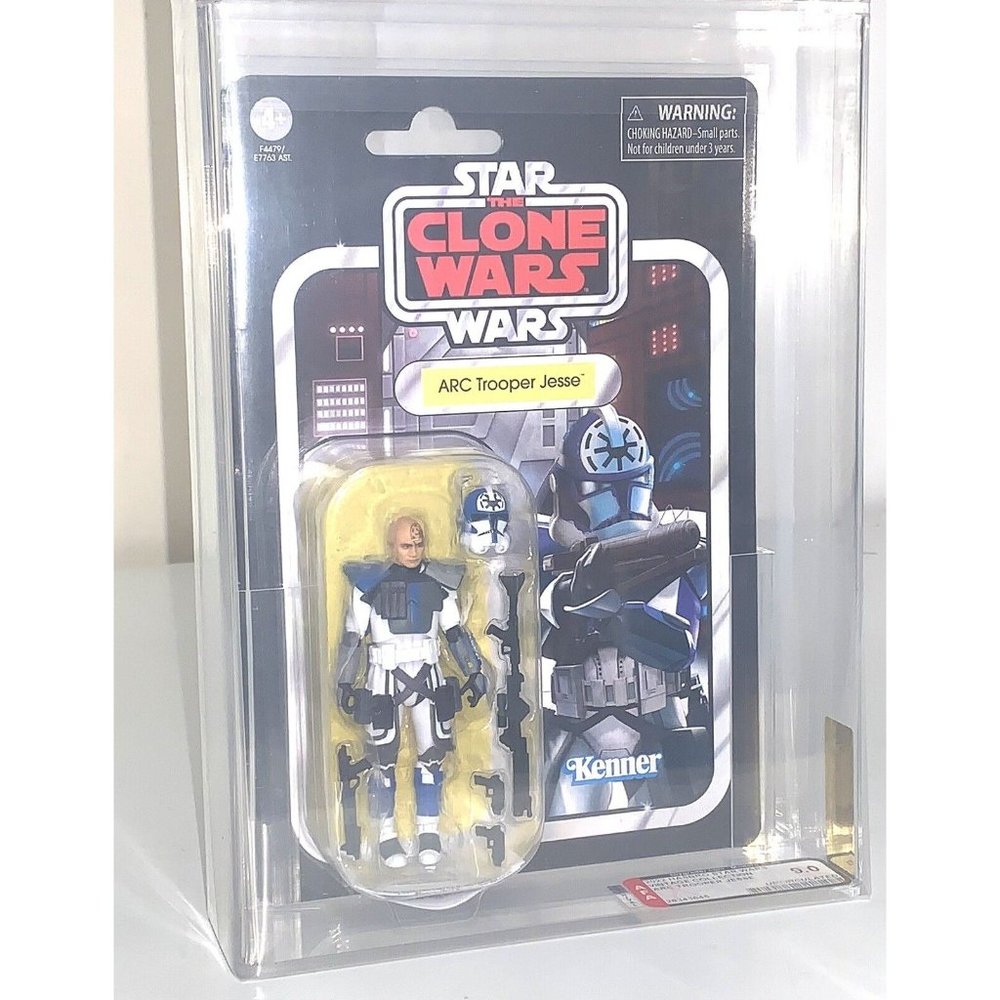 Star Wars Clone Wars VC250 ARC Trooper Jesse AFA 9.0 Uncirculated UV Upgrade